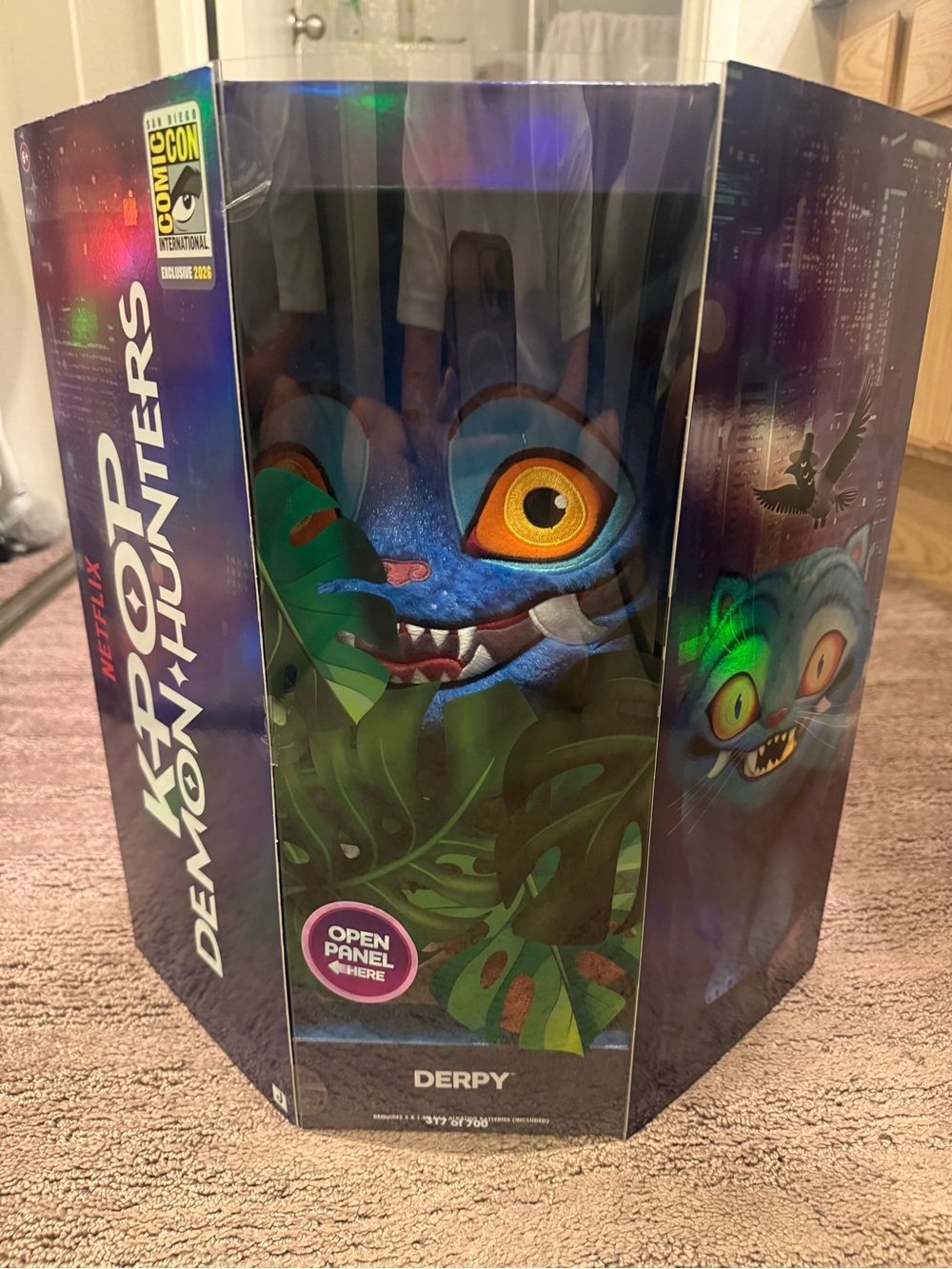 Derpy Reptile Toy Figure - Blue -